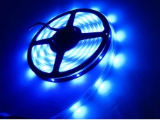 5M Drivepipe Waterproof 60LED 3528 SMD Flexible Light Strip-Blue Light